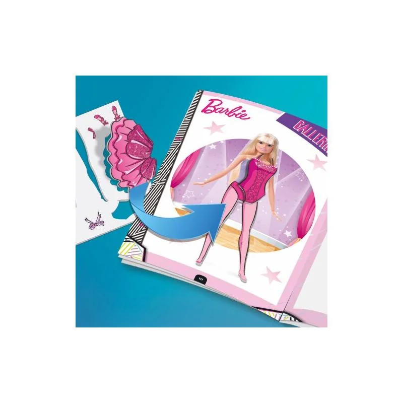 Lisciani Barbie Sport návrhársky set s fľašou