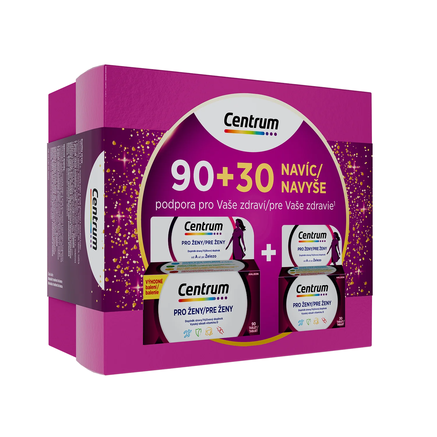 CENTRUM PRE ŽENY 90+30TBL VB26 90 tbl + 30 tbl