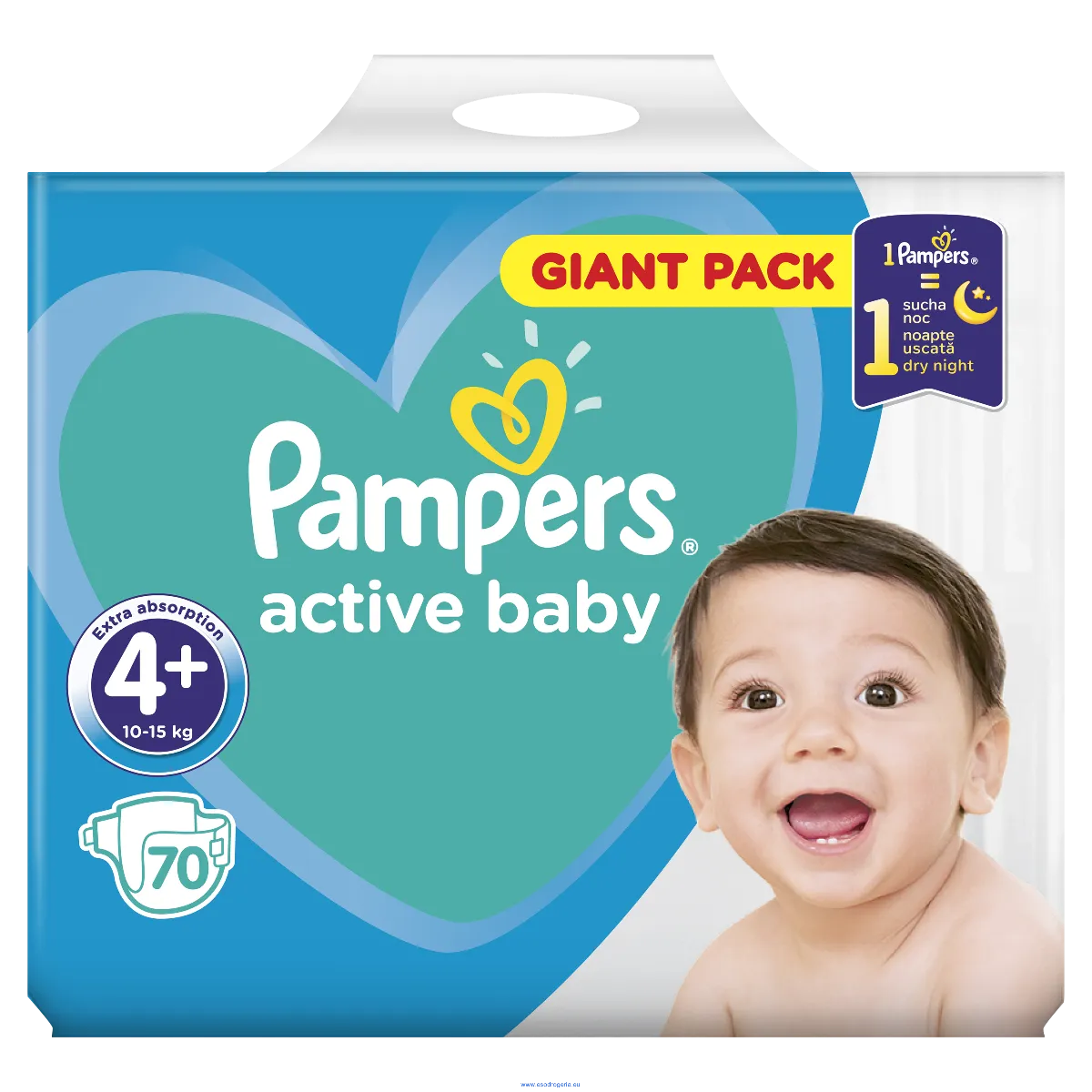 Pampers Active Baby Giant Pack S4+