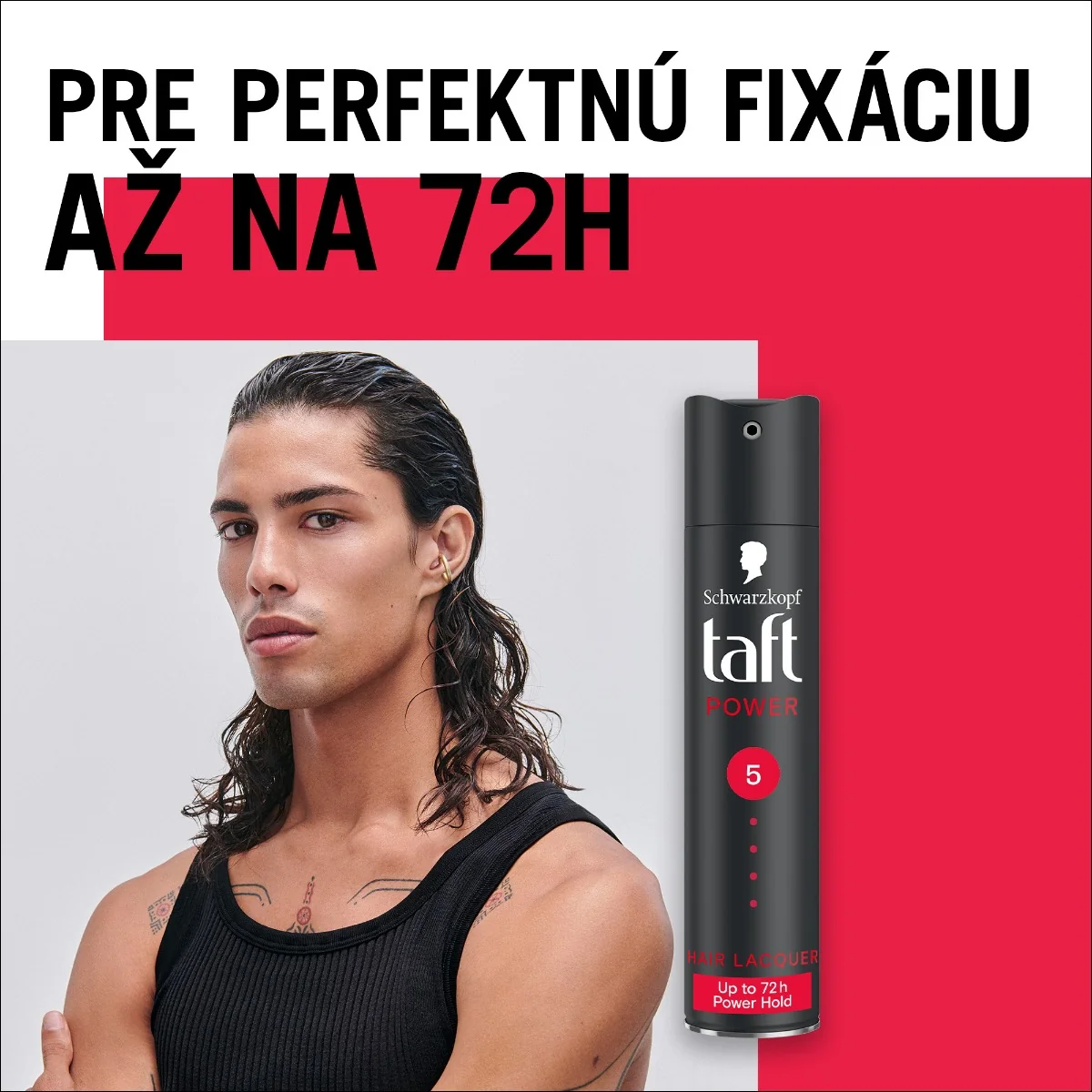 Schwarzkopf Taft Power lak na vlasy 1×250 ml, lak na vlasy
