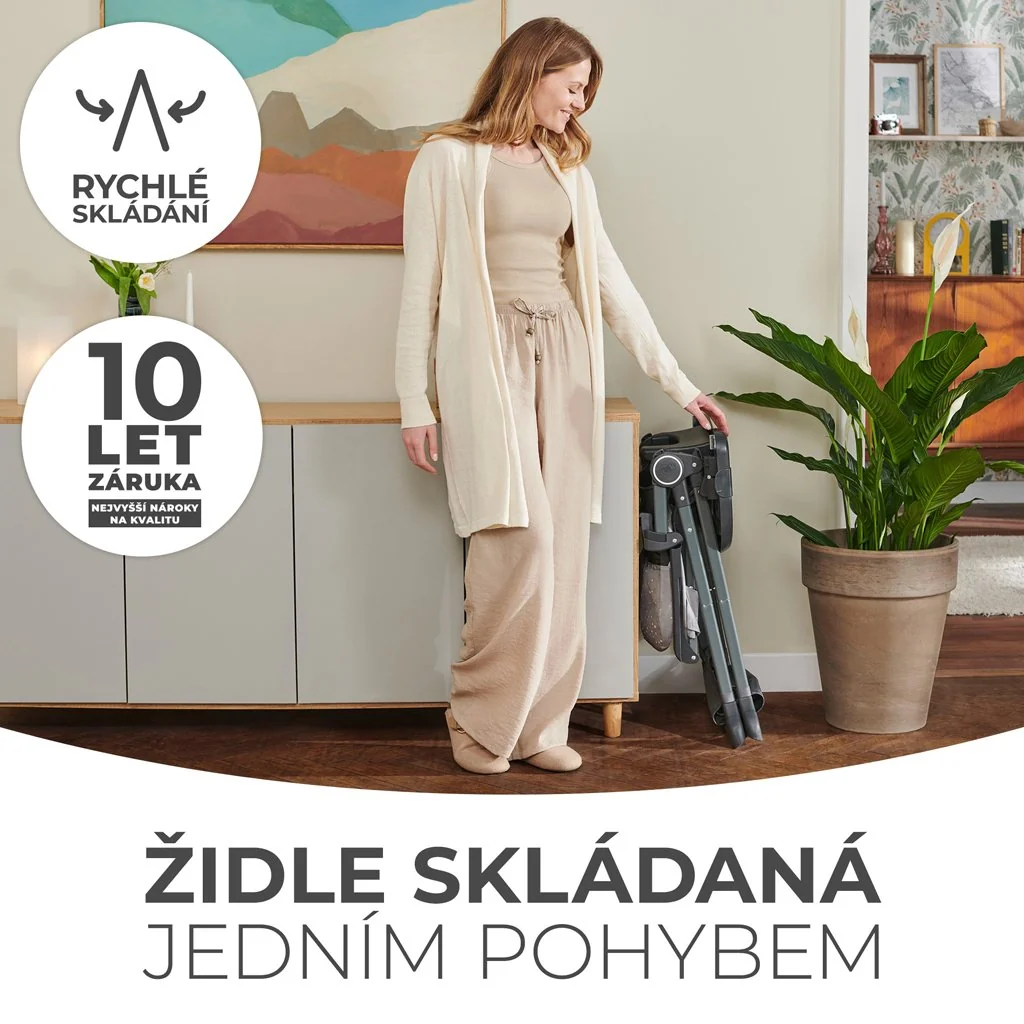 Stolička jedálenská Foldee Grey