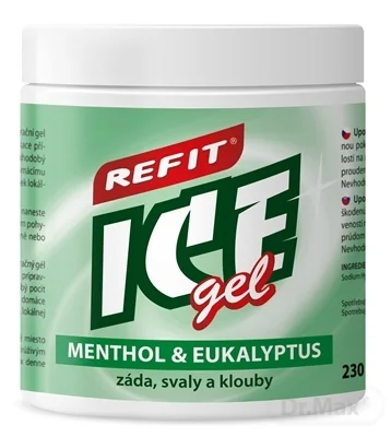REFIT ICE GEL MENTOL EUKALYPTUS 1×230 ml, masážny gél