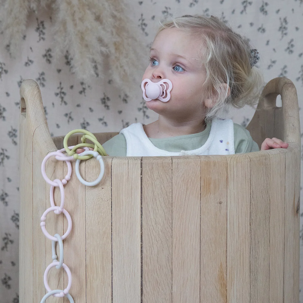 BIBS Loops krúžky 12ks Blush / Peach / Dusky Lilac