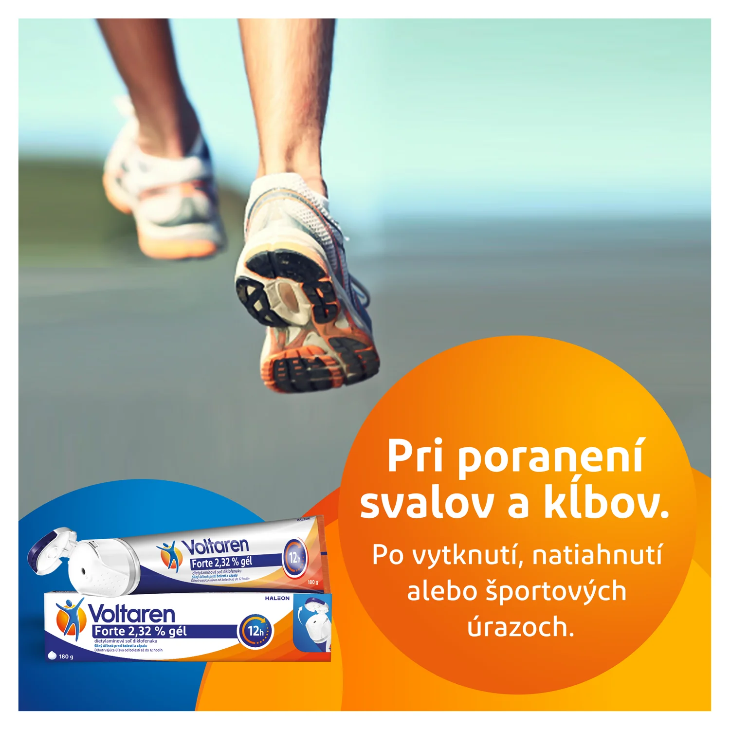 Voltaren Forte 2,32% gél 1x150 g, gél s diklofenakom na bolesť chrbta, svalov a kĺbov