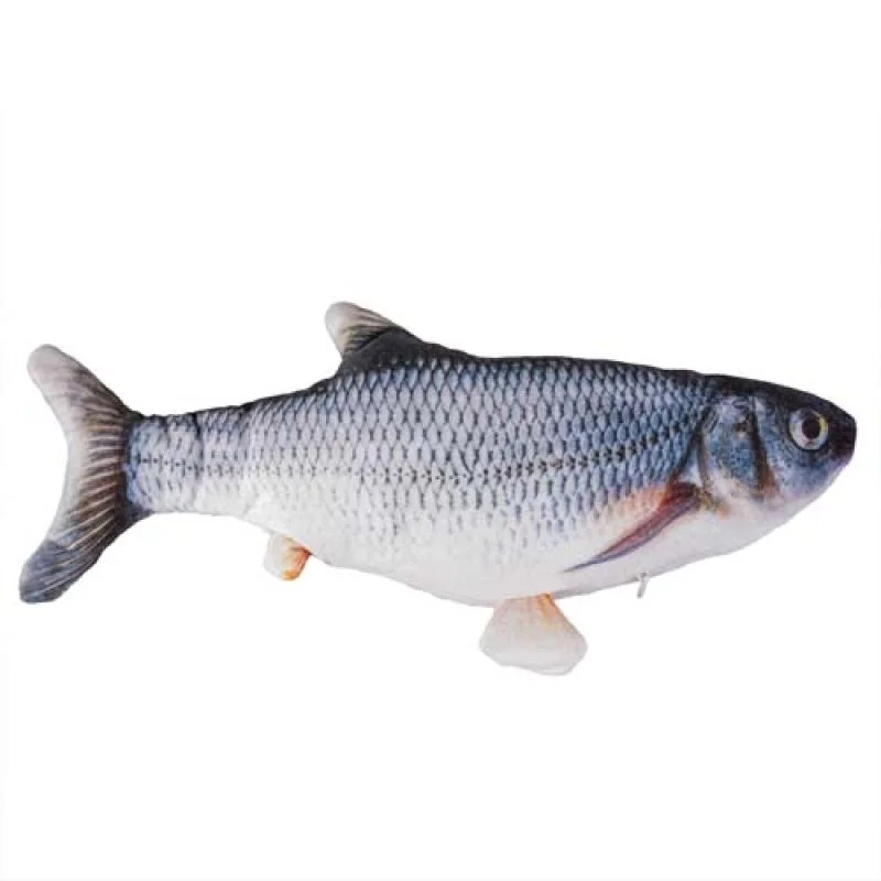 DUVO+ Catch `n play fish 28x13x5cm interaktívna hračka pre mačky ryba