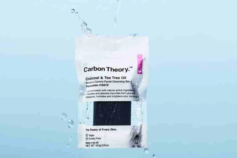 Carbon Theory, Facial Cleansing Bar 100 g, tuhé mydlo