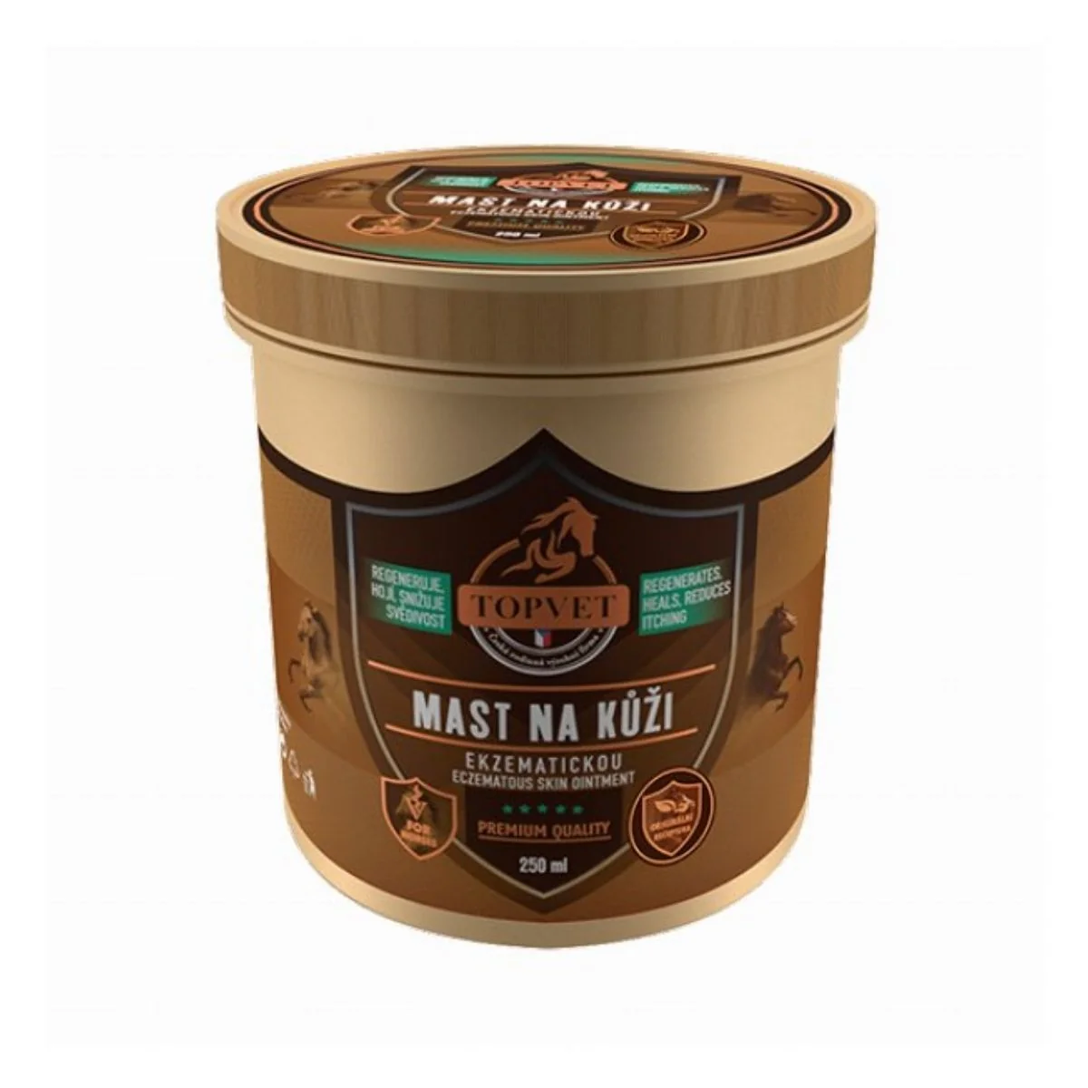 Masť na ekzémovú pokožku pre kone 250 ml – Green idea