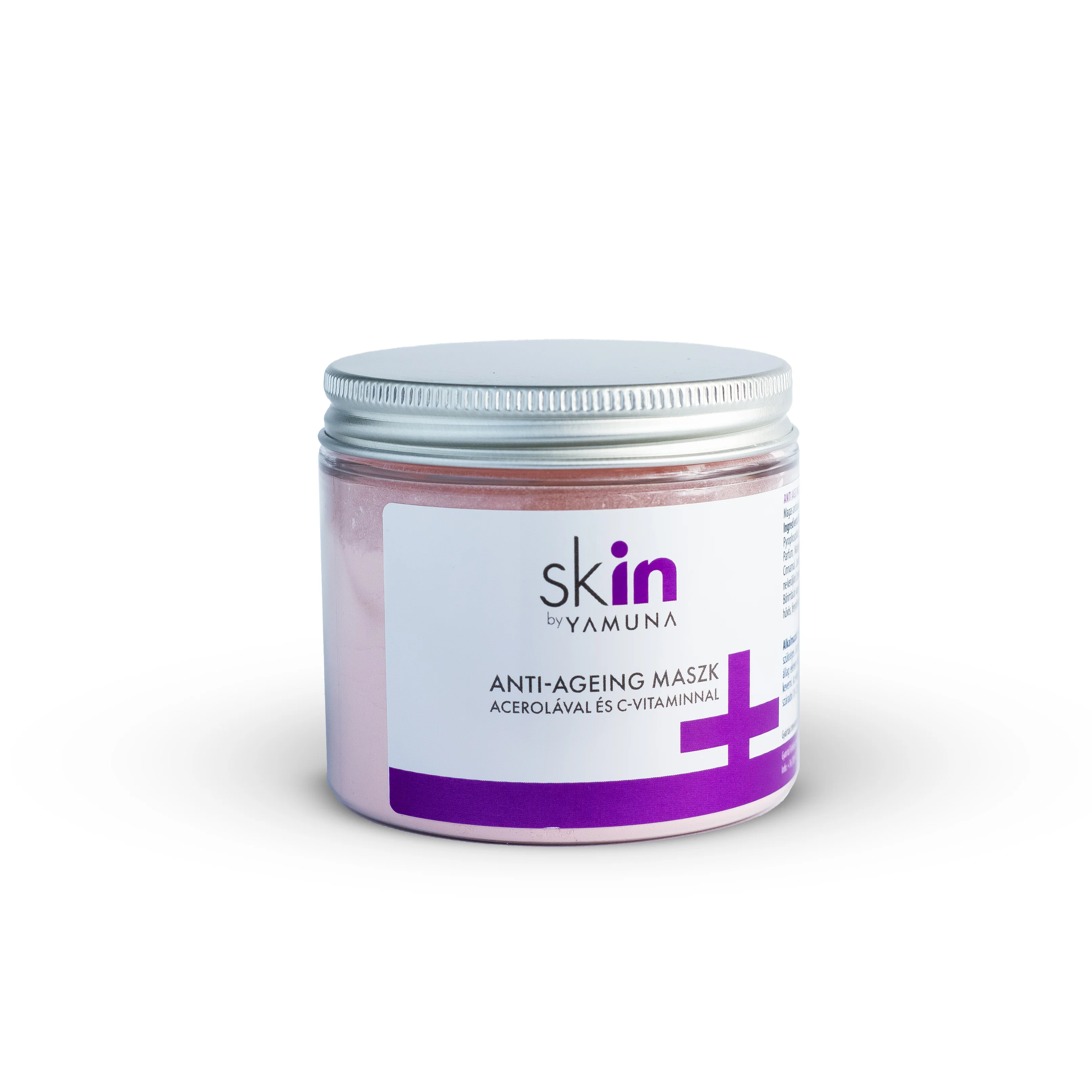 skIN by Yamuna Anti-aging zlupovacia maska s acerolou a vitamínom C 80g Alginátová maska pre zrelú a dehydratovanú pleť na podporu pružnosti a pevnosti