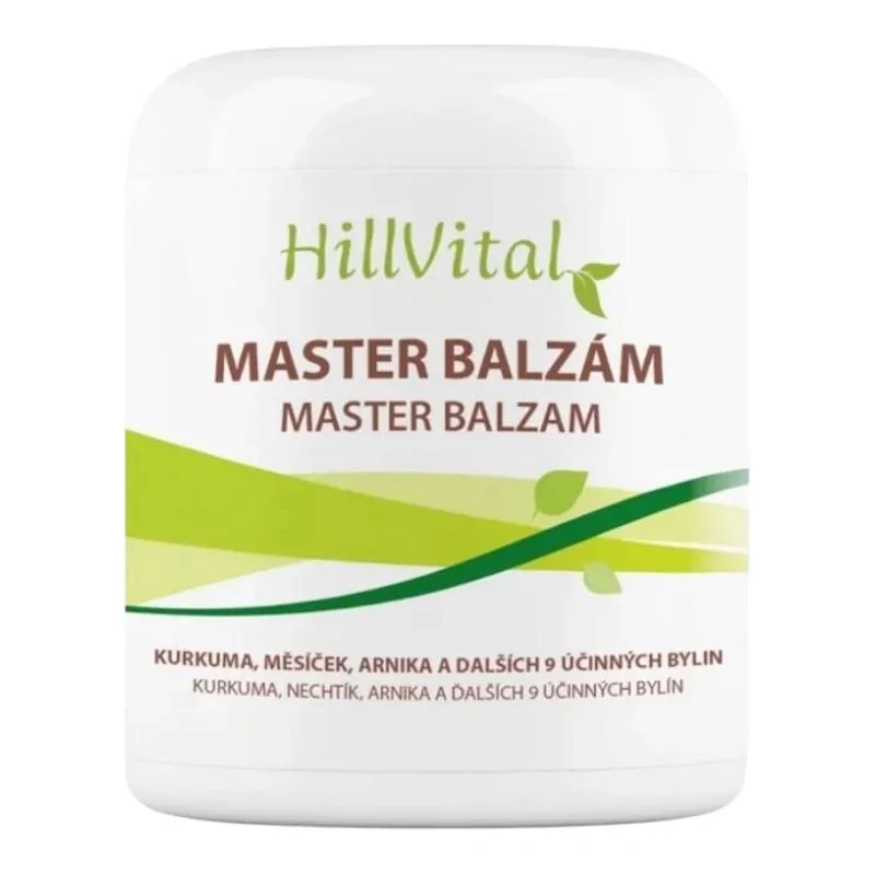 HillVital Master balzam 250ML -12 liečivých bylín pre úľavu od bolesti Objem: 250 ml