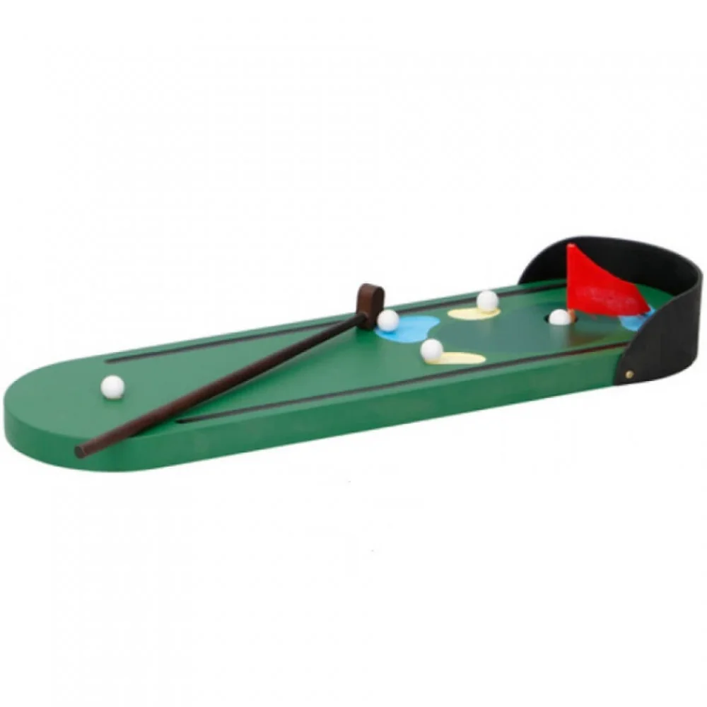 Drevenná hra mini golf-