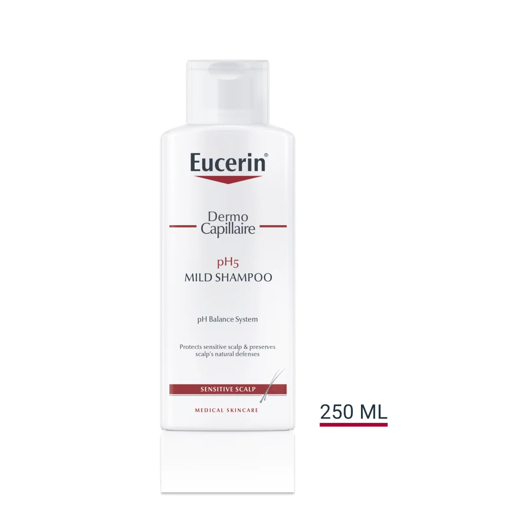 Eucerin DermoCapillaire pH5 šampón 1×250 ml, pre citlivú pokožku