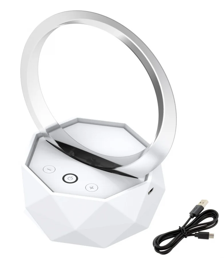RGB Bluetooth reproduktor FM rádio USB biely