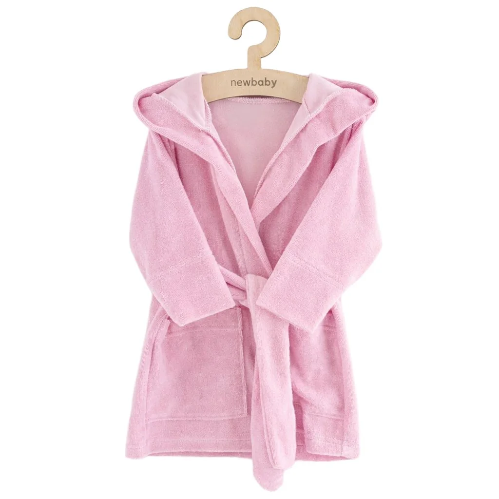 Detský froté župan New Baby pink 80/86, 20C59308
