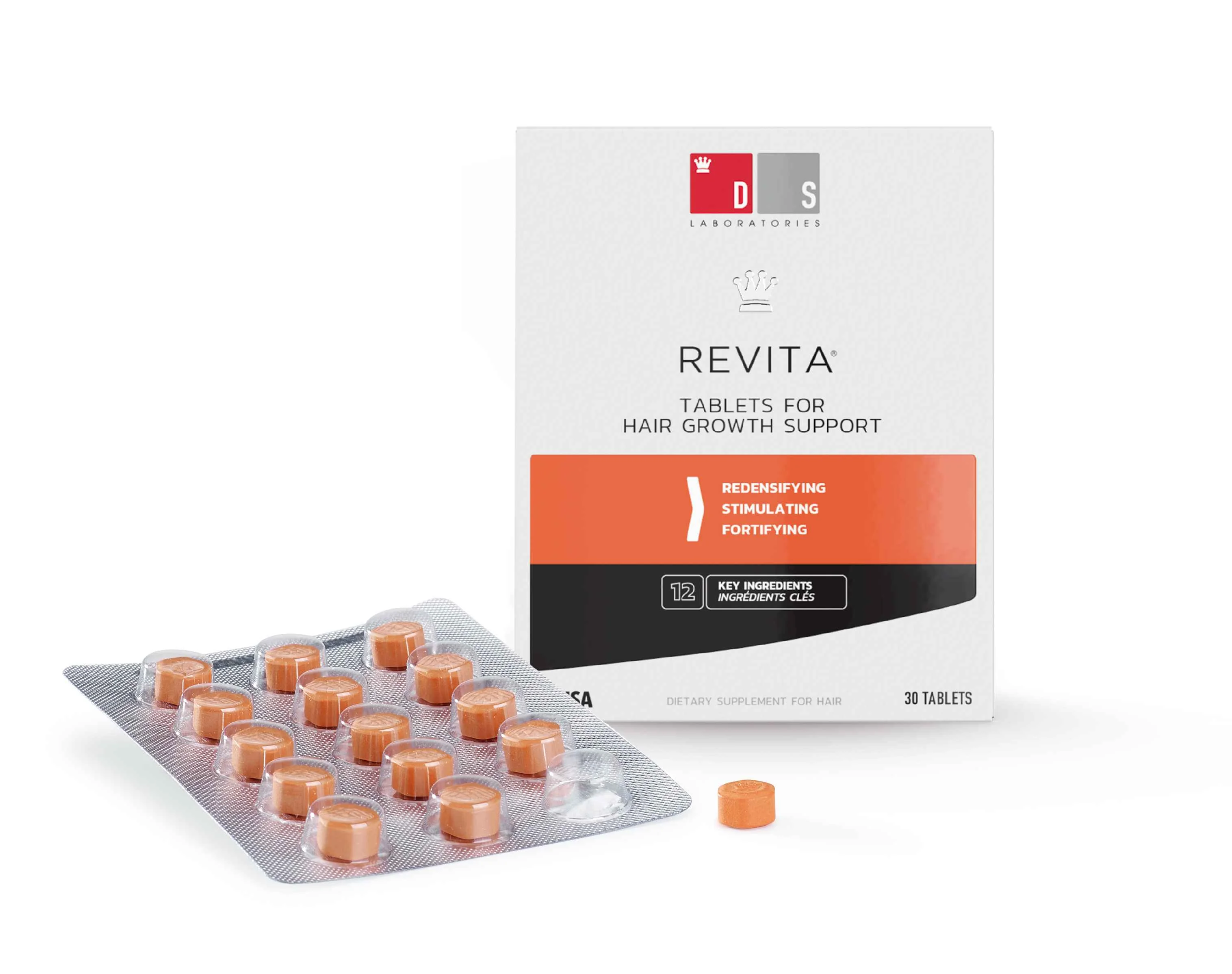 DS Laboratories vitamíny na vlasy REVITA 30 ks 1×30 ks, vitamíny na vlasy