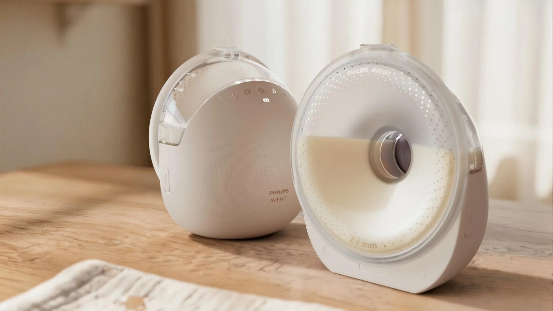 Philips AVENT SCF495/11 Hands-free prenosná dvojitá elektrická odsávačka materského mlieka Natural Care 1 ks
