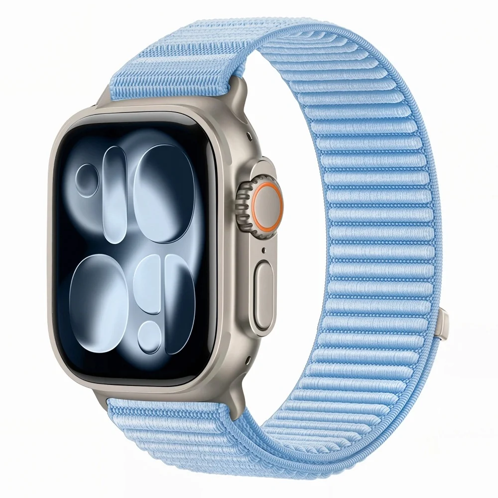 Tech-Protect Nylon Loop remienok na Apple Watch 40/41/42mm, baby blue