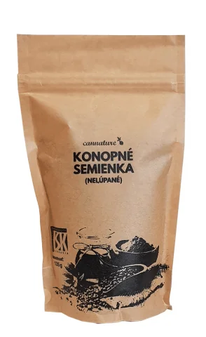 Cannature Konopné semienka nelúpané 1×135 g, potravina