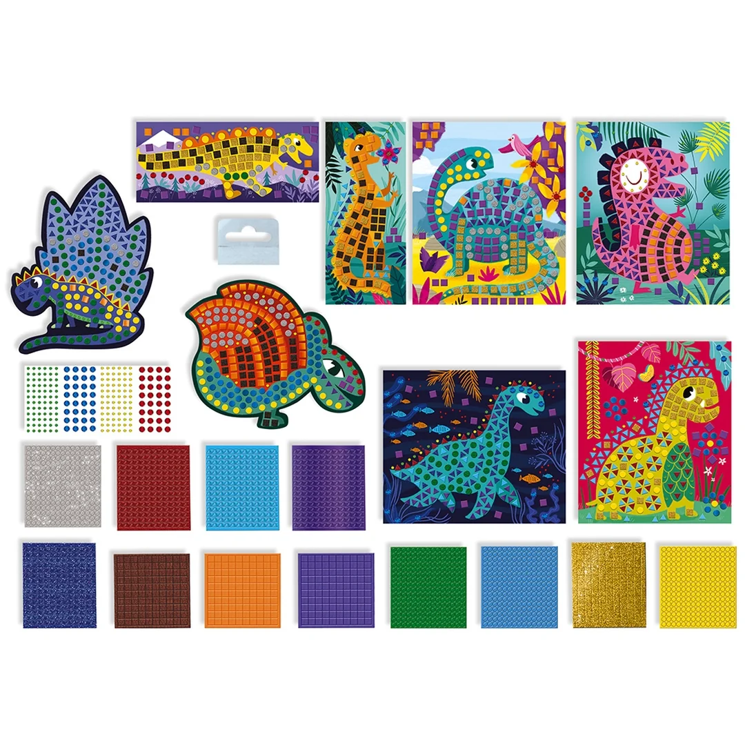 Janod Atelier Maxi Kreatívna sada Mozaika Dinosaury 4+ 