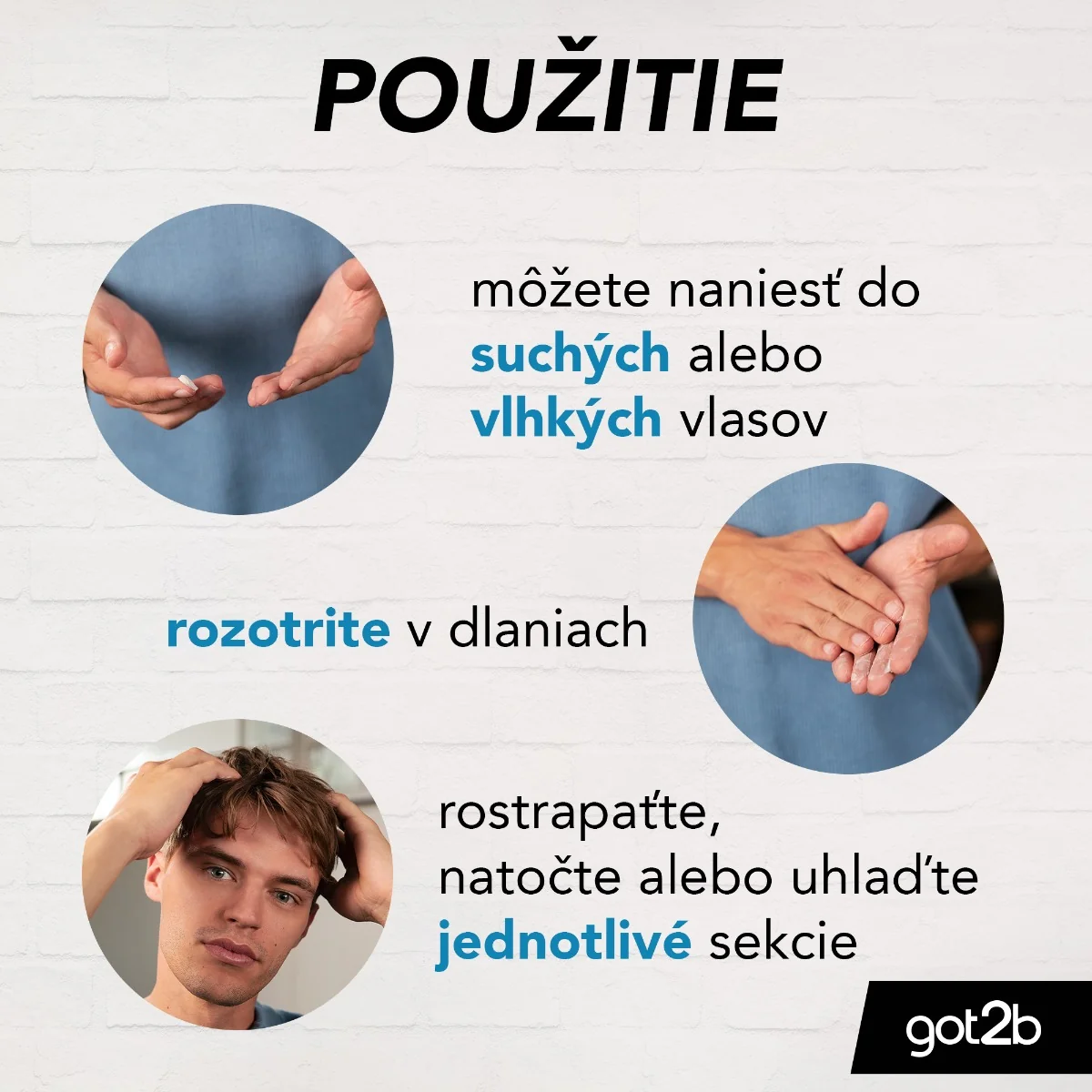 GOT2B PASTA STYL.NA VLASY BB 100ML 1×100 ml, pasta na vlasy