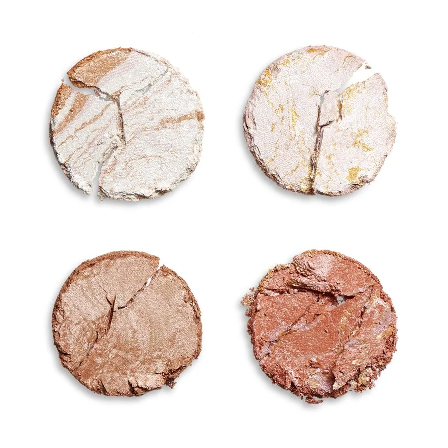 Revolution Cheek Kit Take a Breather paletka na tvár 1×1 ks, paletka s rozjasnňovačmi a bronzérmi