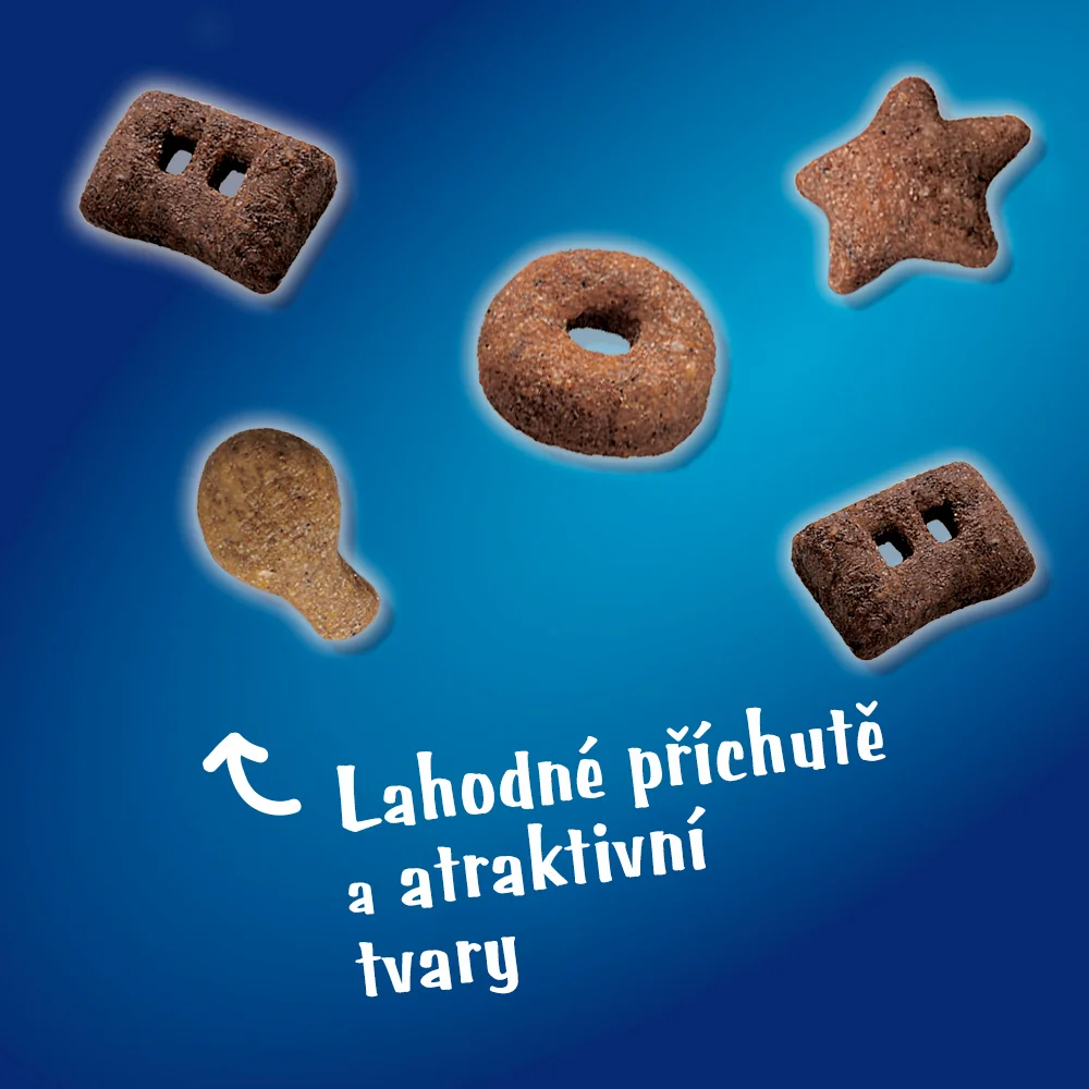 Felix Party Mix maškrty pre mačky Original Mix kura, pečeň, morka 60 g 1×60 g, maškrty pre mačky