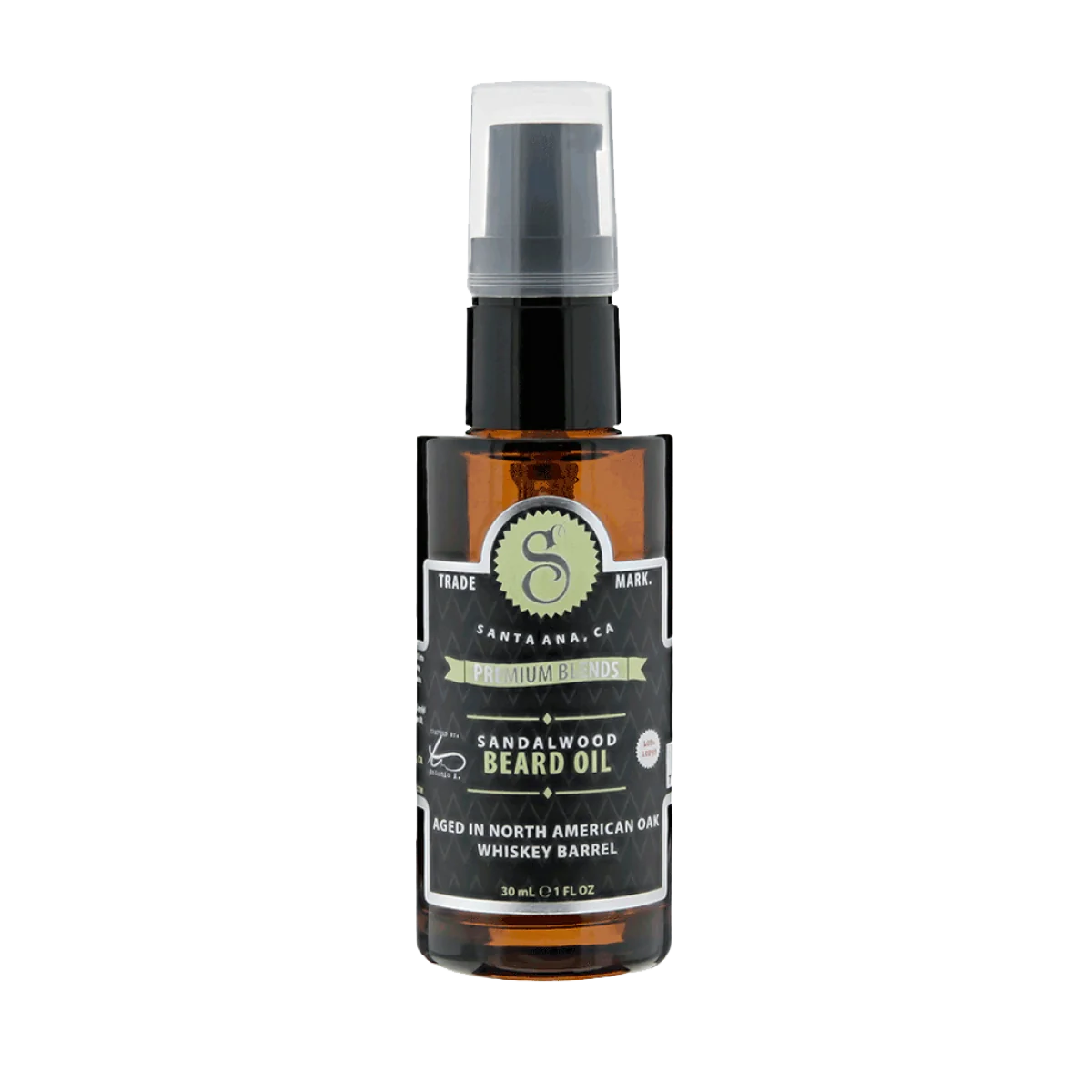 Prémiový Olej na bradu Suavecito Beard Oil Sandalwood 30ml