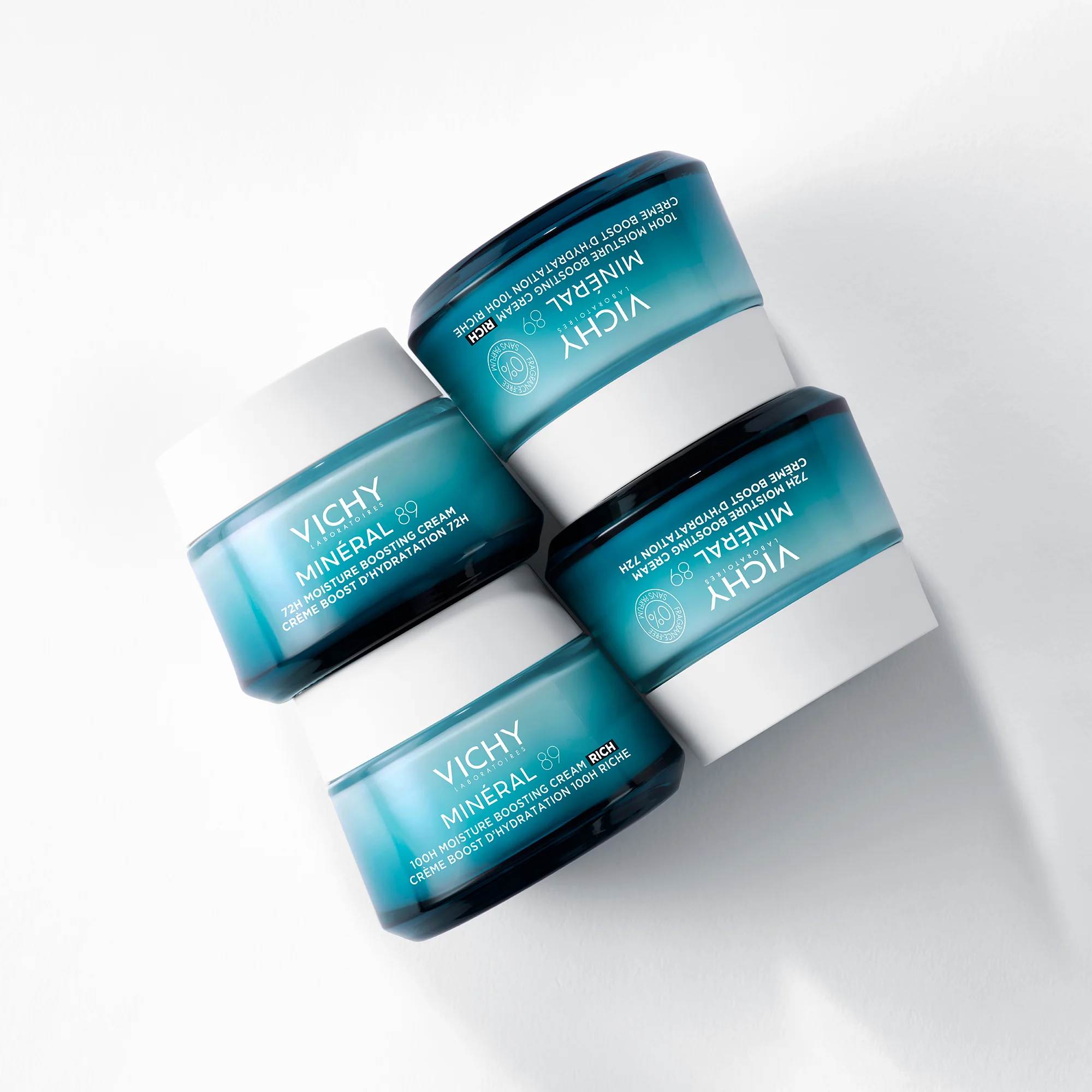 VICHY MINERAL89 100H krém pre podporu hydratácie - bez parfumácie 1×50 ml, krém