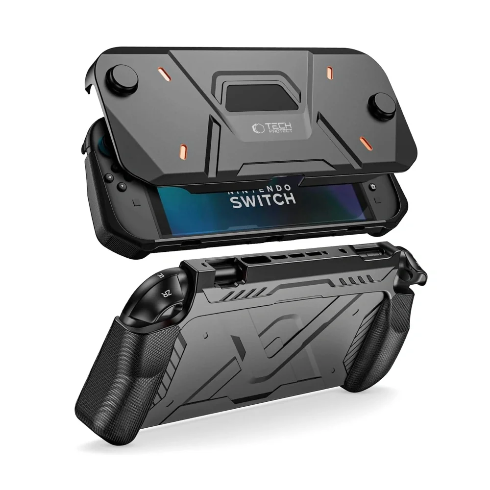 Tech-Protect Carbonox puzdro na Nintendo Switch 2, čierne