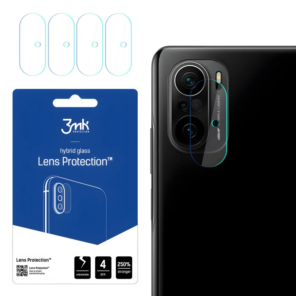 Sklo na kameru 3mk pre Xiaomi Poco F3