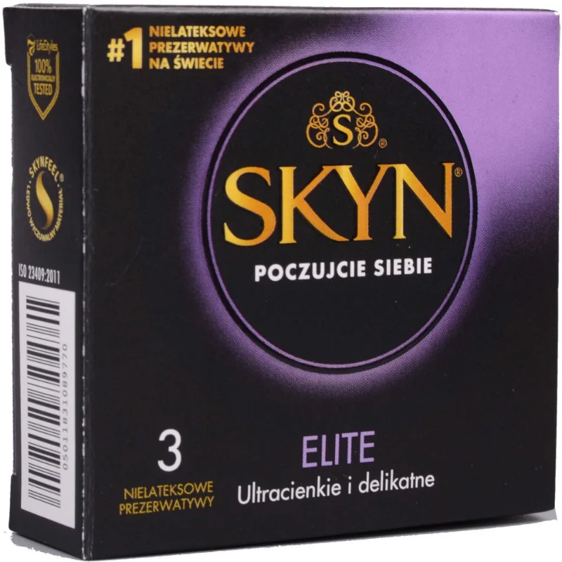 Elite – bezlatexové kondómy (3 ks)