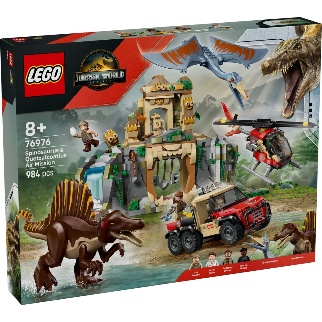 LEGO® Jurassic World 76976 Letecká misia spinosaurusa a quetzalcoatlusa