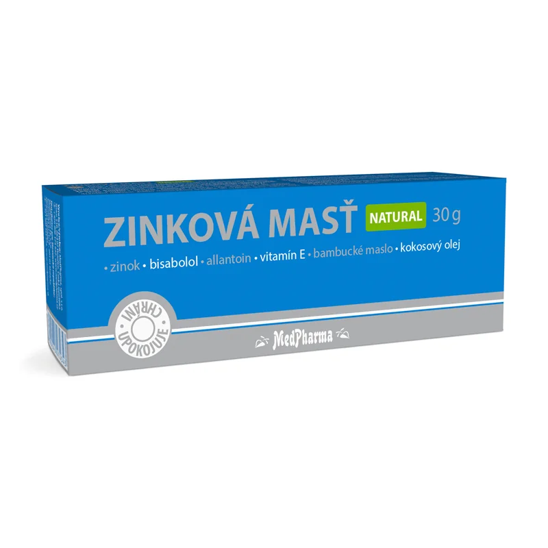 MedPharma ZINKOVÁ MASŤ NATURAL 1×30 g, zinková masť