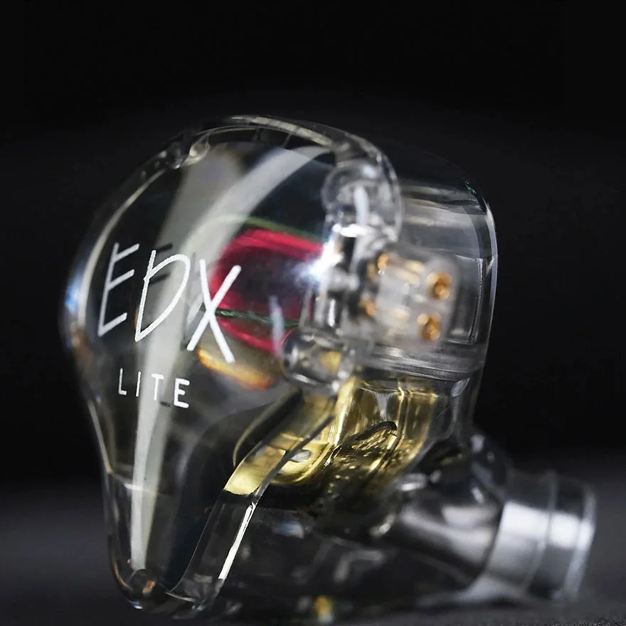 KZ EDX Lite dynamické HiFi slúchadlá do uší, sivé