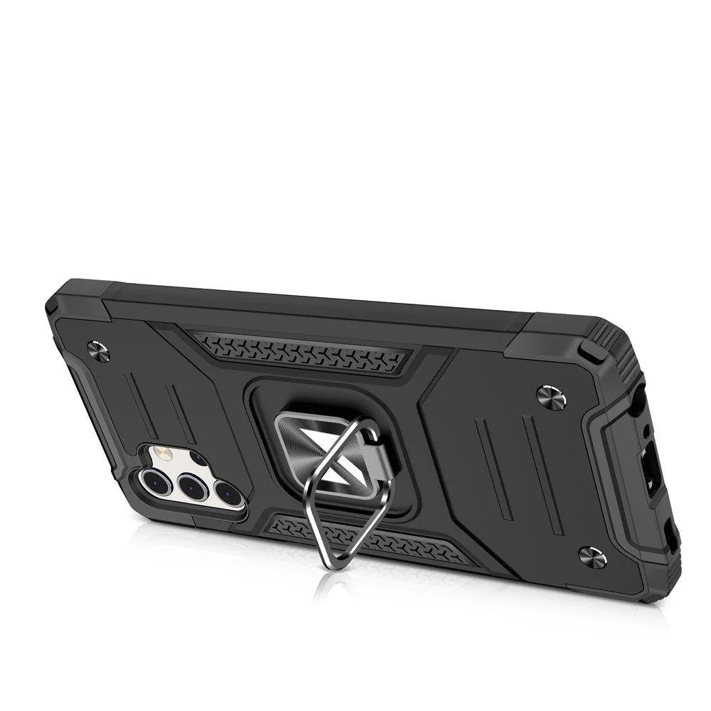 MG Ring Armor plastový kryt na Samsung Galaxy A53 5G, čierny