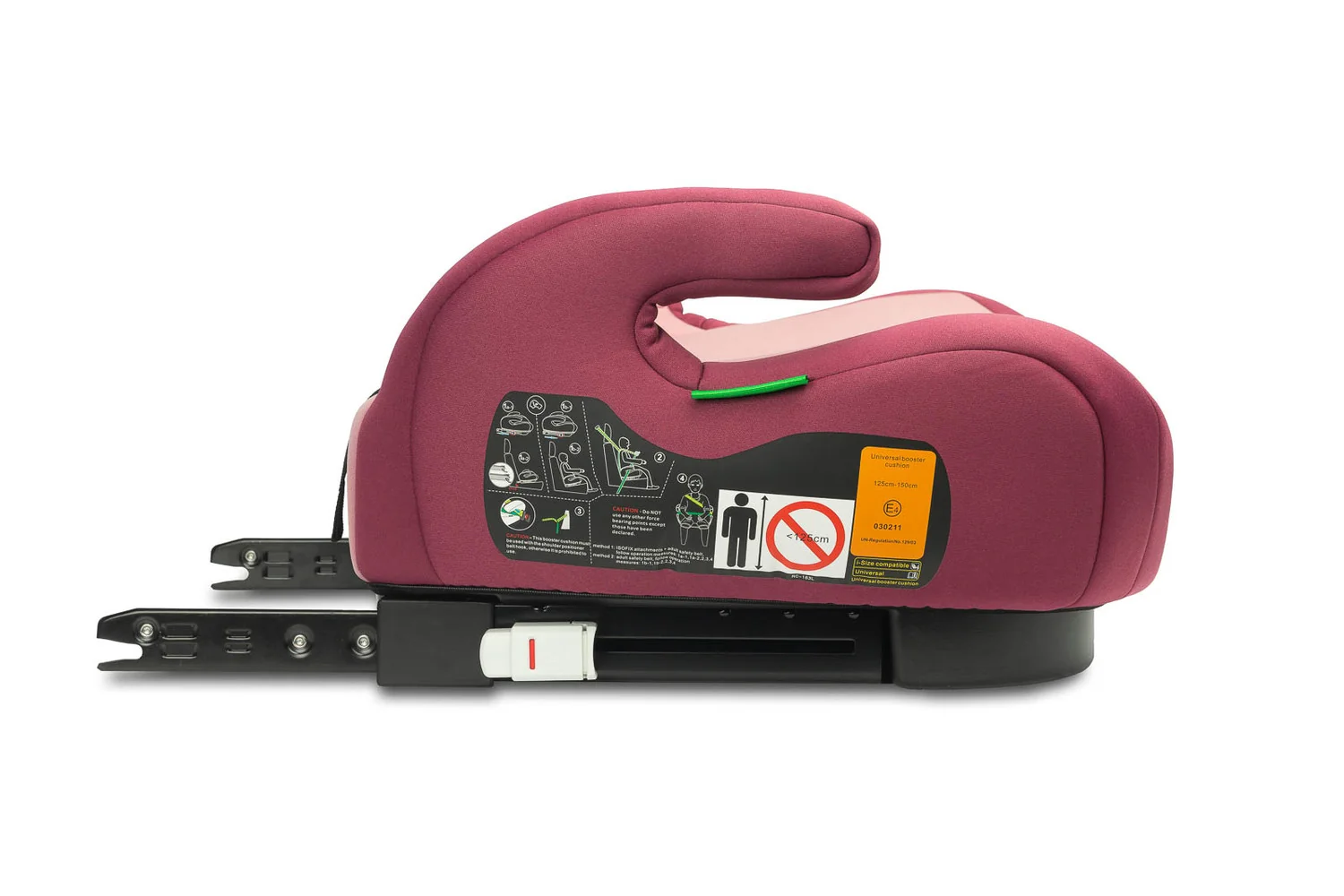 Podsedák do auta, isofix I-SIZE Puma - ružový