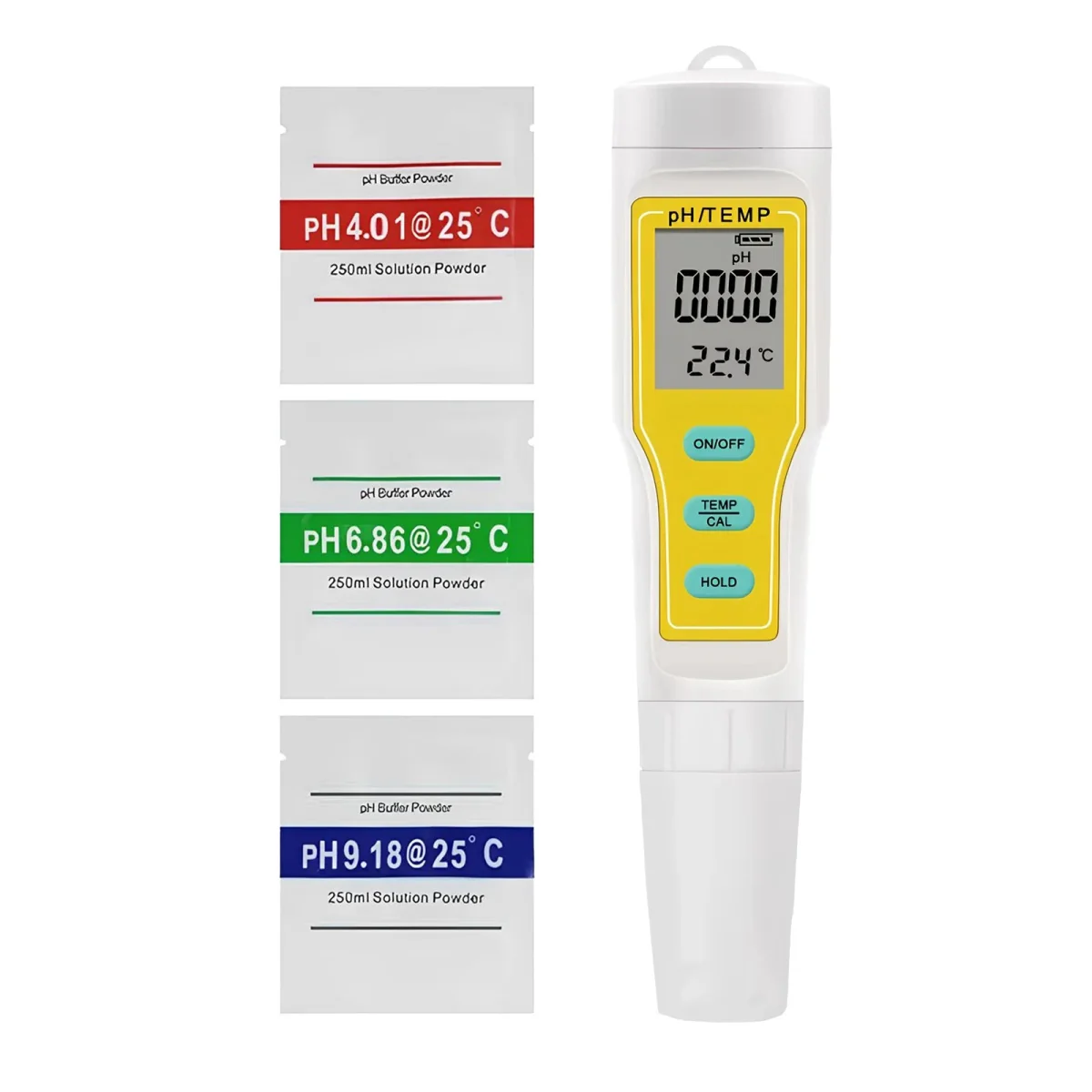 MG PH Meter digitálny tester kvality vody pH, žltý