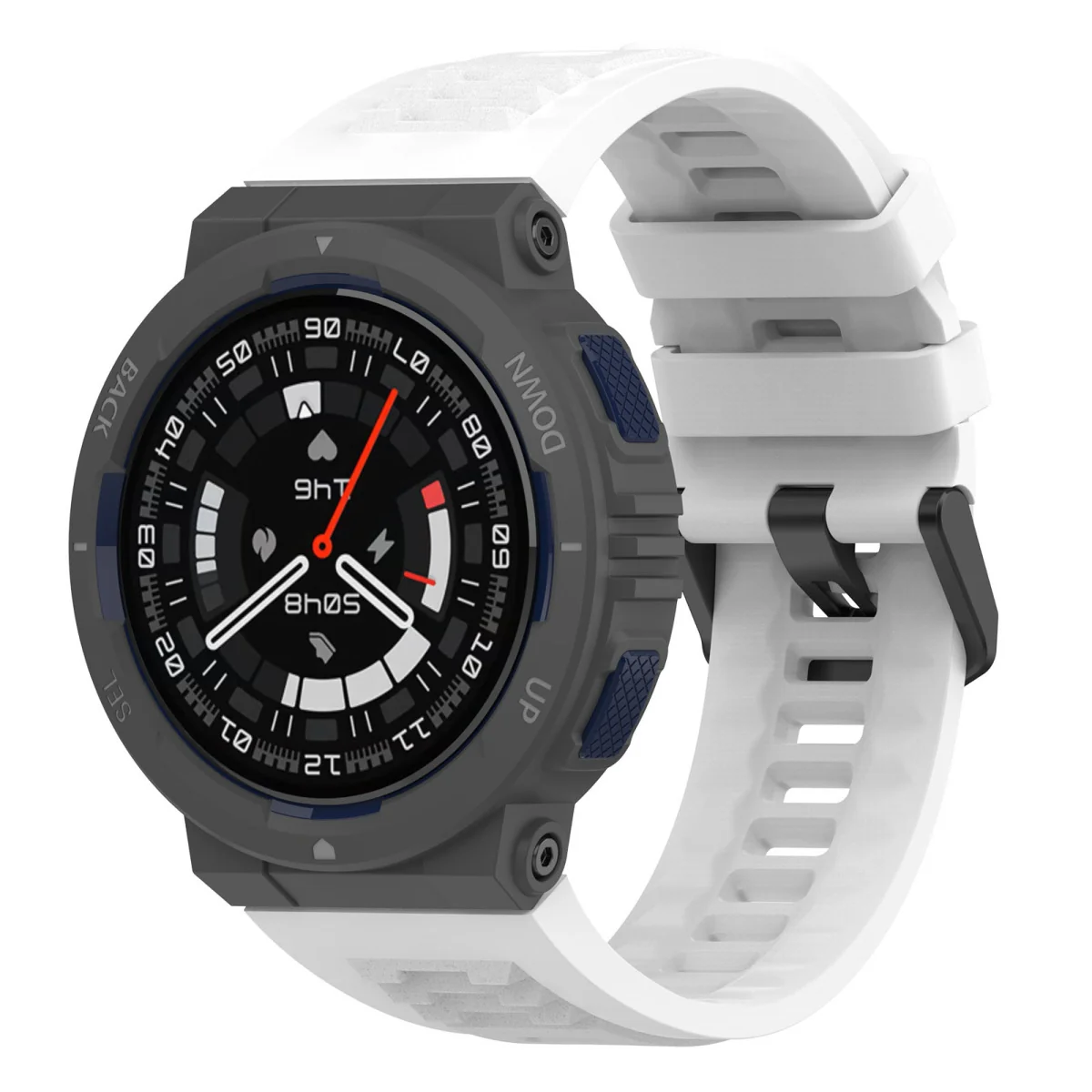 BStrap Silicone remienok na Xiaomi Amazfit Active Edge white
