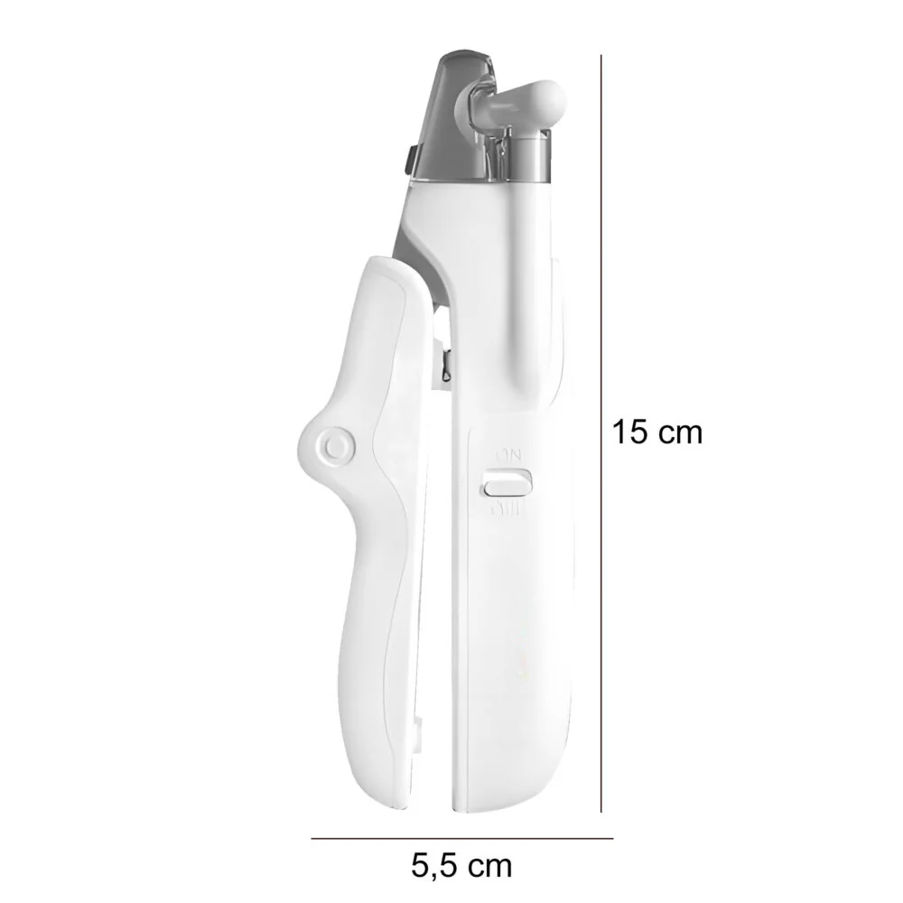 MG Pet Clipper elektrický zastrihávač pazúrov pre mačky a psy, biely