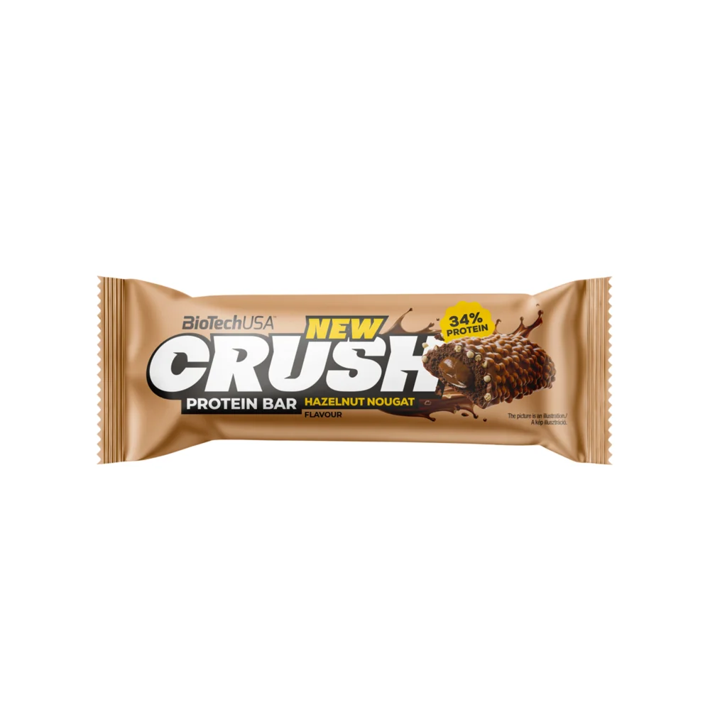 Biotech USA Crush Protein Bar lieskový nugát 45 g