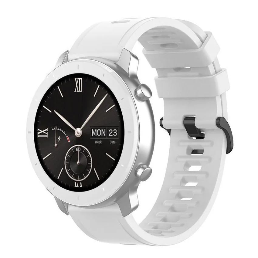 BStrap Silicone V3 remienok na Xiaomi Amazfit GTR Mini white