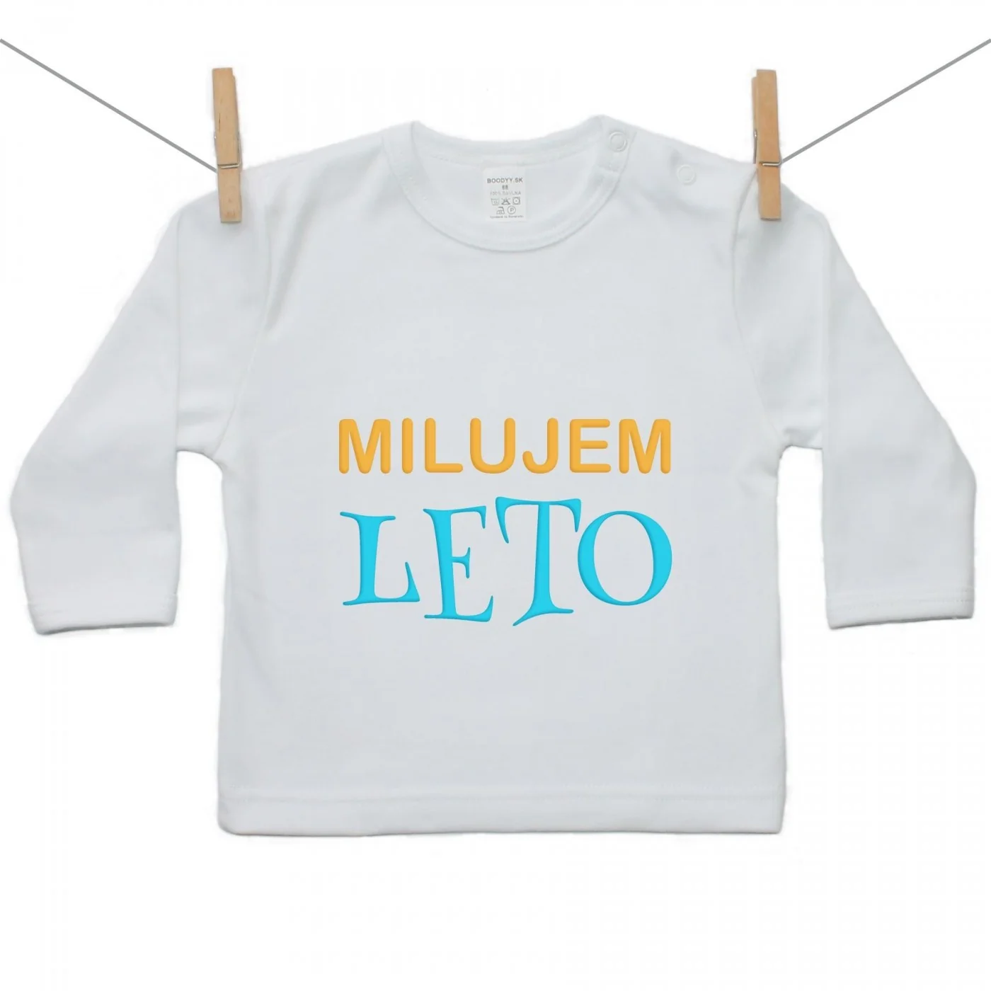 Boodyy Tričko s dlhým rukávom Milujem leto Veľkosť: 86