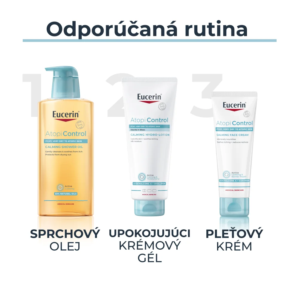 Eucerin AtopiControl Upokojujúci krémový gél 1×400 ml, krémový gél