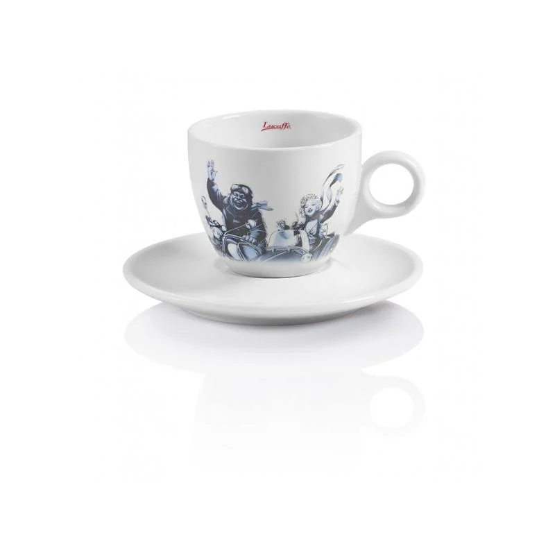 Šálka Lucaffé Blucaffé Cappuccino