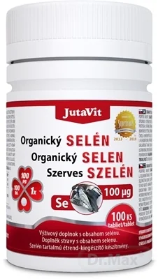 JutaVit Organický Selén 100 µg 1×100 tbl, výživový doplnok