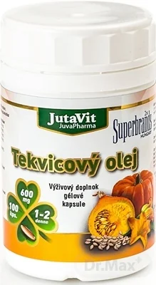 JutaVit Tekvicový olej 1×100 cps, výživový doplnok