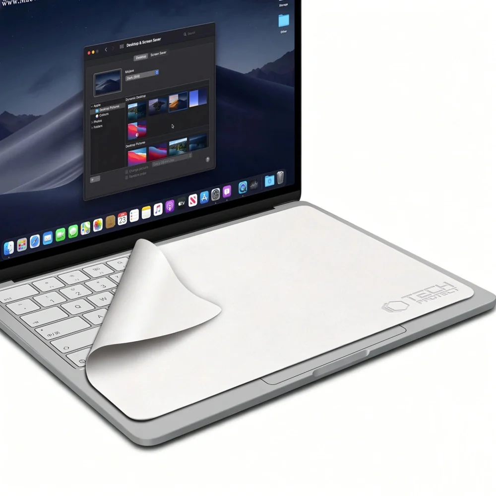 Tech-Protect Polishing Cloth čistiaca handrička z mikrovlákna 13-14'', sivá sivá
