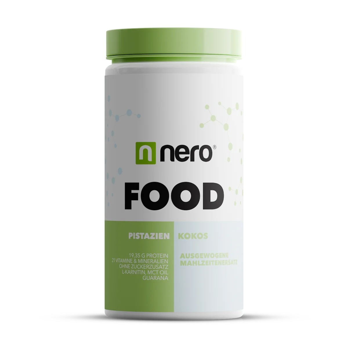 NERO FOOD Pistácie a kokos Náhrada stravy 600 g