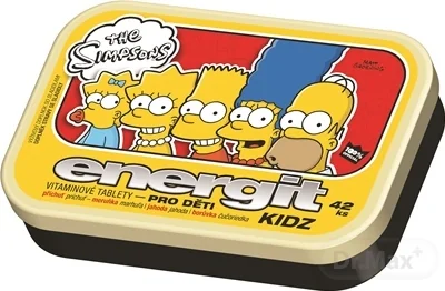 CUKRIK ENERGIT KIDZ MIX VITAR 1×42 tbl, s príchuťou marhuľa, jahoda, čučoriedka