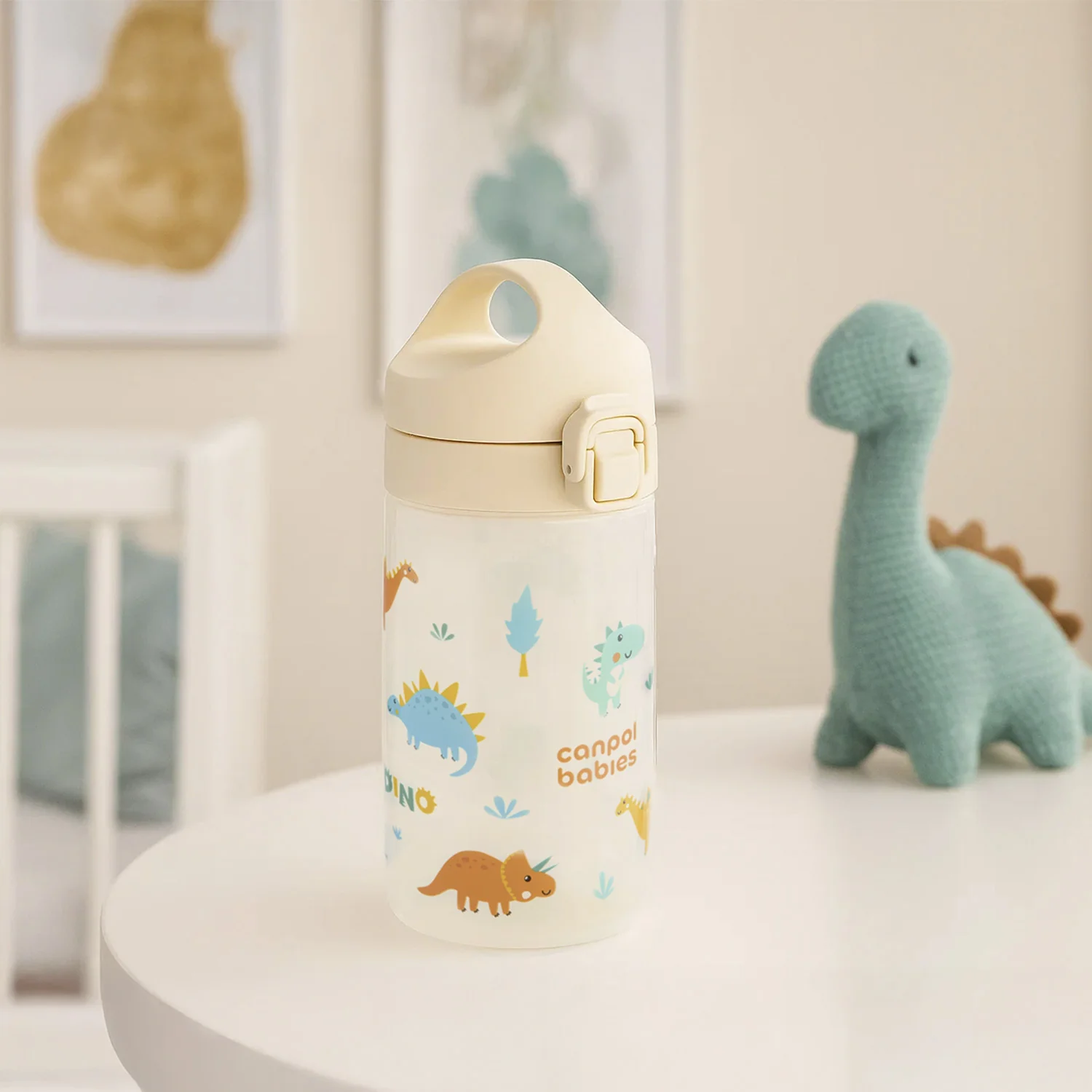 Canpol babies Fľaša pre deti Junior 400ml béžová 1 ks