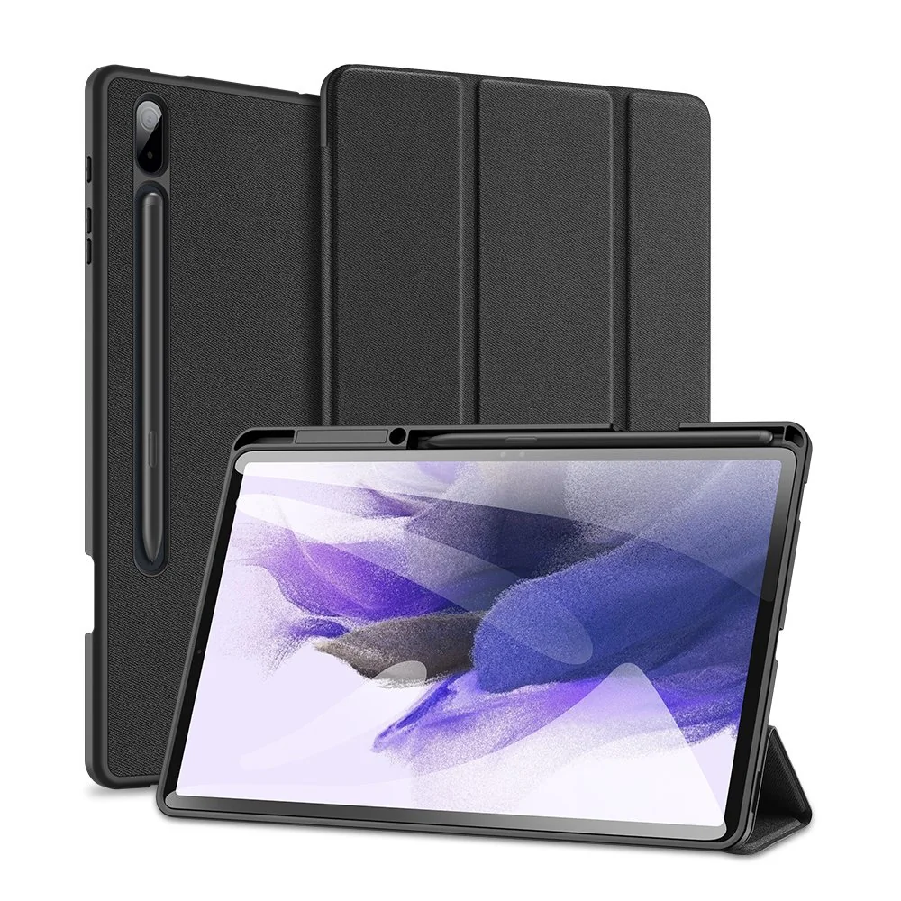 DUX DUCIS Domo puzdro na Samsung Galaxy Tab S7 FE / Tab S7 Plus / TabS8 Plus čierne